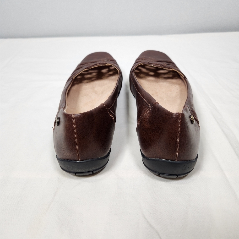 LifeStride "Diverse" Brown Comfort Flats - Women's Size 7.5W - Picture 4 of 6